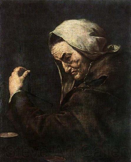 Jusepe de Ribera An Old Money-Lender Norge oil painting art